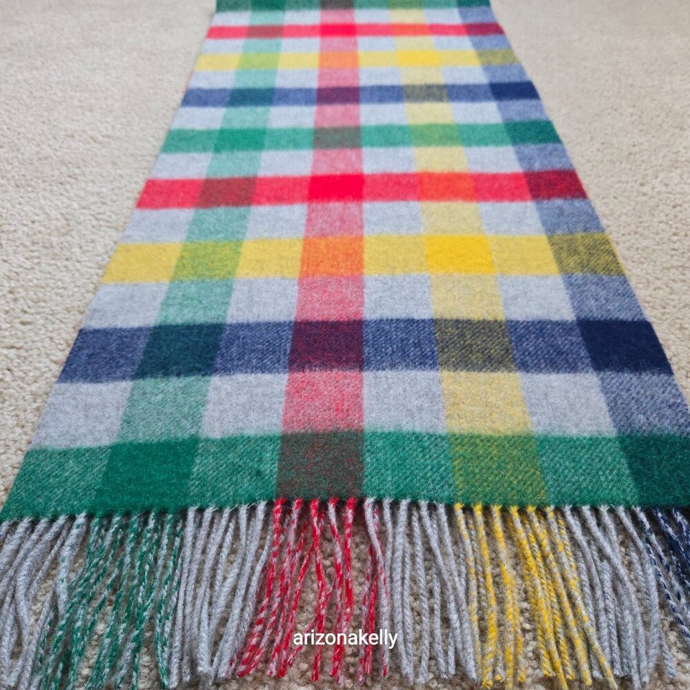 NWOT Hudson's Bay Company 100% Wool Stripes Colorful HBC - Picture 5 of 11